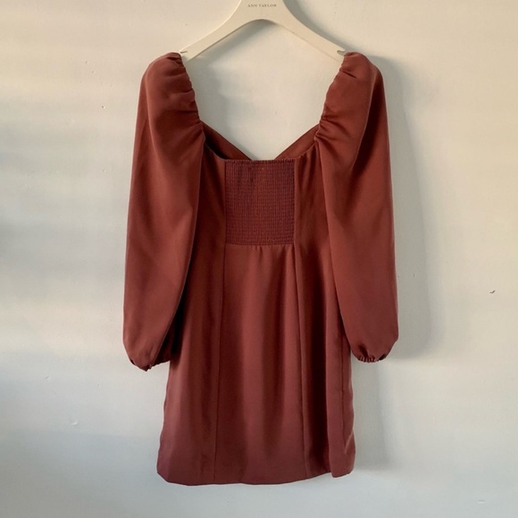 Wilfred Dusty RoseNovella Recycled Polyester Blend Satin Small Slit Mini Dress 0 - Picture 6 of 16